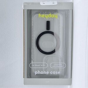 Heyday iPhone 14 Pro Case. Clear